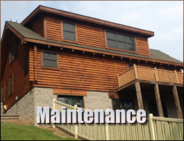  Bonlee, North Carolina Log Home Maintenance